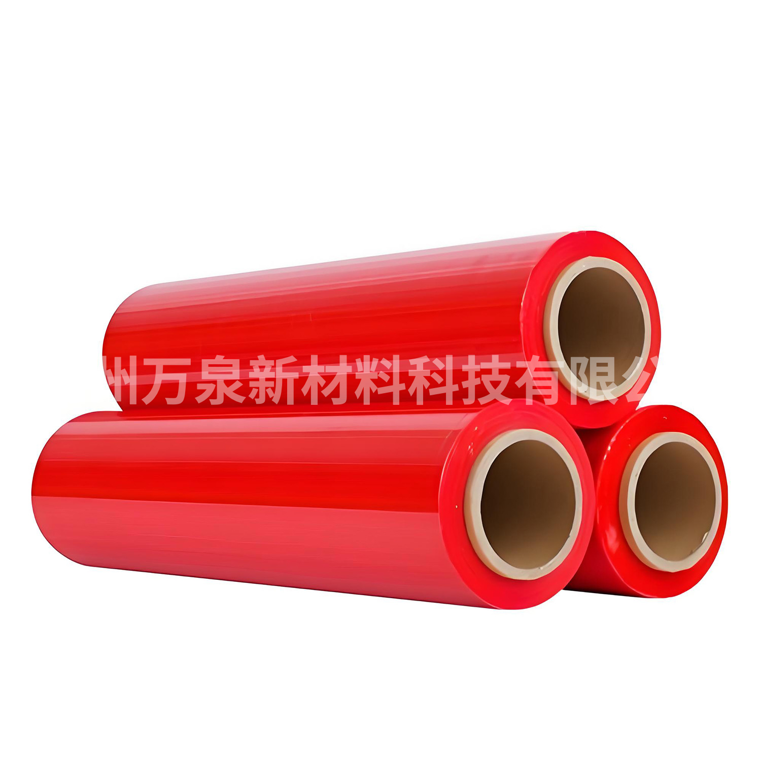 Red stretch film